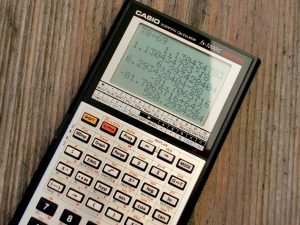 Hoje mais moderna, a calculadora é um dos objetos que um engenheiro usa que são indispensáveis no dia a dia